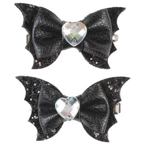 idea regalo e pensierino halloween fermagli per capelli fiocco pipistrello souza bindi giochi
