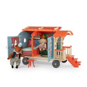 Roulotte in Legno Les Minouchkas |Moulin Roty - Bindi Giochi