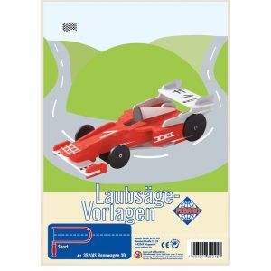 Auto Formula1 in Legno per Set Traforo
