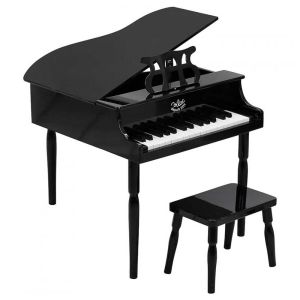 Black grand piano