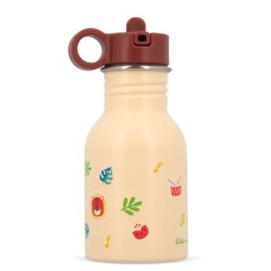 Borraccia gialla Jack il Leone Lilliputiens 400ml in acciaio inox - Bindi Giochi