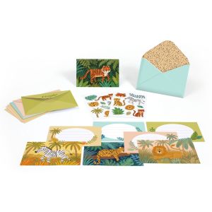Kit Biglietti Auguri Fai da Te Animali Giungla di Djeco