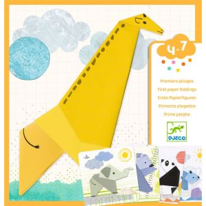 origami piccoli animali del giardino djeco kit piegatura carta bindi giochi
