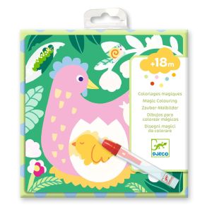 Colorare con l'acqua Giardino Djeco kit magico 18 mesi - Bindi Giochi