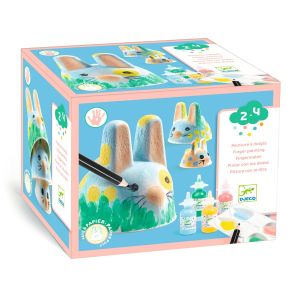 gioco pittura tattile 3d coniglietti cartapesta djeco acquisto online