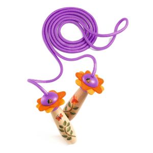 Corda per saltare per bambini Djeco con sistema di regolazione nodi - Bindi Giochi
