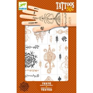tatuaggi trasferibili ad acqua pretagliati per mani djeco