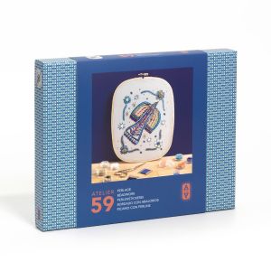 Atelier 59 - Ricamo con Perline Uccello | Djeco - Bindi Giochi