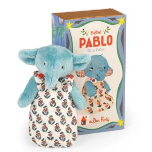 Pupazzo Elefante Pablo Bebè di Moulin Roty