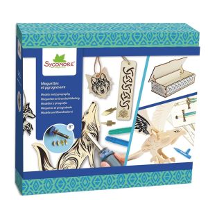  Set Creativo di Pirografia per Bambini | Sycomore - Bindi Giochi