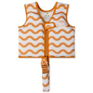 Giubbotto salvagente nuoto arancione a onde surfista Swim Essentials - Bindi Giochi