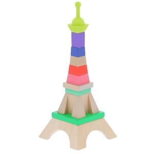 Torre Dei Blocchi In Legno - Gioco Da Tavolo Classico - The Toys Store - Foto 5