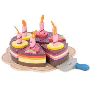 grande torta di compleanno in legno vilac 3 anni bindi giochi