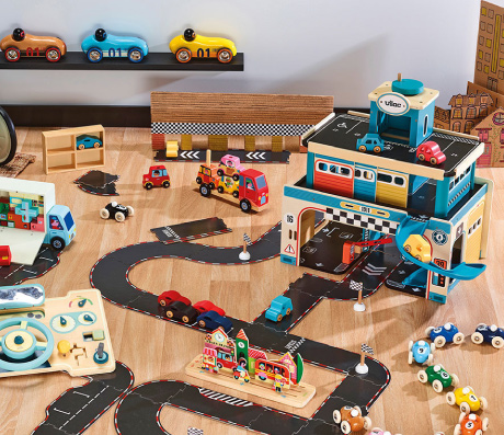 Garage per le macchinine