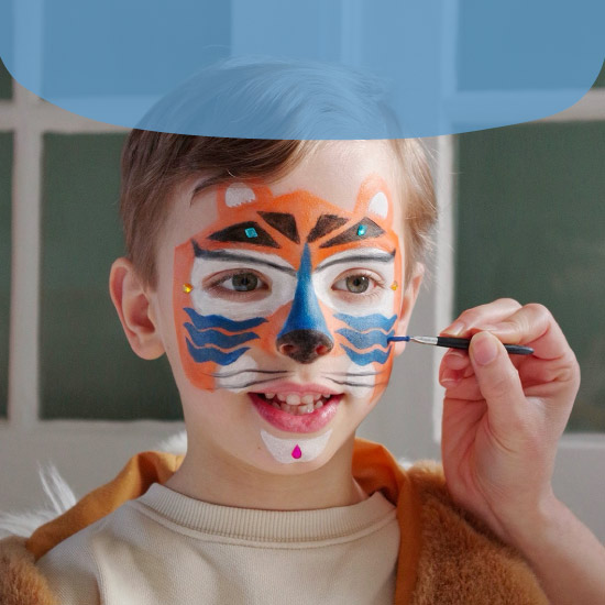 Occhi di tigre truccati bene